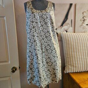 Vintage 90's BANANA REPUBLIC reversible silk dress